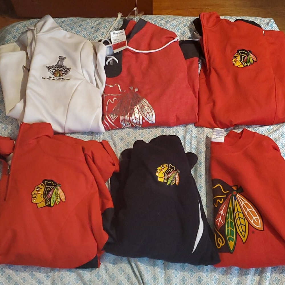 Chicago blackhawks sweatshirt bundle